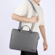 Sacoche Ordinateur Portable Imperméable En Cuir PU Doublure Polaire Taille 13/14 Pouces Noire - www.yonis-shop.com