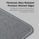 Sous Main De Bureau Pour Clavier Et Souris En Lin Antidérapant 800x300x4 Mm Protection Et Bords Cousus - www.yonis-shop.com