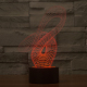 Lampe de Décoration 3D Design Art LED 7 Couleurs Tactile 0.5W Pour Chambre Salon Hall Couloir - www.yonis-shop.com