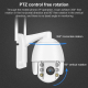 Camera de Surveillance Exterieur IP SIM 4G 320° Étanche Vison Nocturne Couleur App Android iOS - www.yonis-shop.com