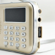 Poste Radio FM/AM Lecteur Musique MP3 Rechargeable Carte Micro SD LED - www.yonis-shop.com