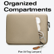 Sacoche Ordinateur Portable Khaki Protection 360° Antichoc Imperméable Avec Rangement Accessoires - www.yonis-shop.com