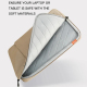 Sacoche Ordinateur Portable Khaki Protection 360° Antichoc Imperméable Avec Rangement Accessoires - www.yonis-shop.com