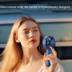 Ventilateur Portable À Main Sans Balais USB-C Bleu 1200 mAh Silencieux Turbo Autonomie Jusqu’à 10 Heures - www.yonis-shop.com