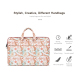 Sacoche Ordinateur Portable Fleurie Rose 13.3 Pouces Léger Grande Capacité Protection Anti-Rayures - www.yonis-shop.com