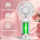 Mini Ventilateur Portable Rechargeable Avec Brumisation Rafraîchissement Nano 3 Vitesses Réservoir 40 Ml USB-C - www.yonis-sh...