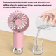 Mini Ventilateur Portable Rechargeable Avec Brumisation Rafraîchissement Nano 3 Vitesses Réservoir 40 Ml USB-C - www.yonis-sh...