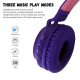 Casque Bluetooth 5.0 Chat Mignon Avec Micro Et Lumière LED, Radio FM, Micro SD, Pliable, Idéal Cadeau Pour Enfants et Ados - ...