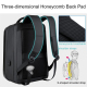 Sac À Dos Ordinateur Grande Capacité Imperméable Avec Port USB Et Compartiment Rembourré - www.yonis-shop.com