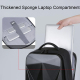Sac À Dos Ordinateur Grande Capacité Imperméable Avec Port USB Et Compartiment Rembourré - www.yonis-shop.com