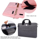 Sacoche Ordinateur Portable Imperméable Avec Espace Multi-Couches Et Bretelle Amovible Pour Laptop 13.3 Pouces - www.yonis-sh...
