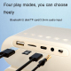 Réveil de Bureau Enceinte Bluetooth 5.0 Haut-Parleur Dual Puissant Lecteur TF USB Alarme Design Compact - www.yonis-shop.com