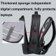 Sac À Dos Ordinateur 17 Pouces Grande Capacité Imperméable Avec Port USB Et Serrure À Code - www.yonis-shop.com