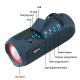 Enceinte Bluetooth Portable Etanche Avec LED Pour Fêtes Extérieures Autonomie Longue Durée Support FM TF USB - www.yonis-shop...