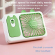 Ventilateur De Bureau Et Portable Rechargeable USB Design Chaton Violet 250 mAh Utilisation Main Libre Et Nomade - www.yonis-...