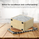 Enceinte Bluetooth Tissu Bois Avec Microphone Intégré Basses Puissantes Autonomie Longue Durée Connexion Stable Support TF AU...