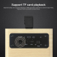 Enceinte Bluetooth Tissu Bois Avec Microphone Intégré Basses Puissantes Autonomie Longue Durée Connexion Stable Support TF AU...