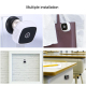 Mini Camera HD 720P 70 Degree Wide Angle Wireless WiFi Wearable Surveillance Night Vision Motion Detection Loop Recording - w...