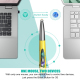 Souris Sans Fil Bluetooth Ergonomique Avec Recharge Sans Fil Pour PC Tablette Et Téléphone - www.yonis-shop.com