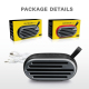 Mini Enceinte Bluetooth TWS Métal Autonomie 7h Appel Mains-Libres FM Haut-Parleur Puissant 4W Bluetooth 5.0 Portée 10m Charge...