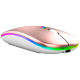 Souris Sans Fil Bluetooth RGB Rétroéclairée Ergonomique Étanche Rechargeable - www.yonis-shop.com