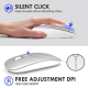 Souris Sans Fil Silencieuse Pour Ordinateur Portable Avec Affichage De Batterie Et Design Ergonomique - www.yonis-shop.com