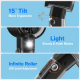 Mini Ventilateur De Poche Avec Brumisateur 100 Vitesses Écran LED Autonomie 10 Heures Silencieux Et Recharge USB-C - www.yoni...