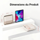 Vidéoprojecteur Portable Full HD 1080p Pour Films Et Gaming Avec Android 13 WiFi 6 Et Correction Automatique - www.yonis-shop...