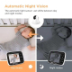 Babyphone Camera Écran LCD 3.5 Pouces Vision Nocturne Audio Bidirectionnel Caméra IP Détection Température - www.yonis-shop.com