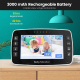 Babyphone Camera Vision Nocturne Écran Couleur 4.3 Pouces Audio Bidirectionnel 16 Heures Autonomie - www.yonis-shop.com