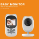 Babyphone Camera Écran LCD 2.4 Pouces Vision Nocturne Intercom Bidirectionnel Longue Portée Sécurité Assurée - www.yonis-shop...
