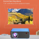 Mini Videoprojecteur Portable Ultra Lumineux 1200 Lumens Haute Résolution 1024x600 Home Cinéma LCD Avec Prise EU Bleu Taille ...