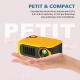 Mini Videoprojecteur Portable 1080P Pour Enfants Avec HDMI USB Et Micro SD Noir - www.yonis-shop.com