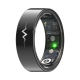 Bague Connectée De Suivi De Santé ECG Fréquence Cardiaque Oxygène Sommeil IP68 Autonomie 4 À 6 Jours Taille 9 Noire