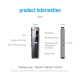 Dictaphone Mini Portable Avec Écran OLED 16GB Enregistrement Continu 30 Heures Fonction Voix Activée - www.yonis-shop.com