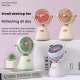 Mini Ventilateur De Bureau Portable USB Rechargeable Type C 100 Niveaux Angle Réglable À 180° Batterie 500 mAh - www.yonis-sh...