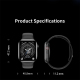 Montre Connectée Or Écran Couleur 2.09 Pouces Surveillance Cardiaque Pression Artérielle Étanche IP67 Bluetooth 5.0 Charge Sa...
