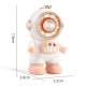 Mini Ventilateur Portable USB Rechargeable Astronaute Avec Porte-Clés 3 Vitesses 3 W 250 mAh - www.yonis-shop.com
