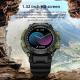 Montre Connectée Sportive 1.32 Pouces Bluetooth 5.1 Appels Moniteur Santé Sommeil Oxygène Cardiaque Pression Notifications ét...