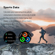 Montre Connectée Écran Carré 1.39 Pouces Bluetooth Appels Détection Cardiaque et Oxygène Notifications Messages et Appels Aut...