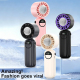 Ventilateur Portable Pliable 3 En 1 Refroidissement ICE 120 Vitesses Écran LED Batterie 2400 mAh - www.yonis-shop.com