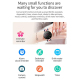 Montre Connectée Argentée Avec Écran Amoled 1.3 Pouces Surveillance Santé Bluetooth 5.0 - www.yonis-shop.com