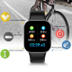 Montre Connectée IP67 Étanche 1.3 Pouces Surveillance Tension Artérielle Rythme Cardiaque Sommeil Bluetooth Compatible iOS An...