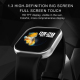 Montre Connectée IP67 Étanche 1.3 Pouces Surveillance Tension Artérielle Rythme Cardiaque Sommeil Bluetooth Compatible iOS An...