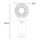 Ventilateur Portable À Main Avec Refroidissement Semi Conducteur À 16 °C 100 Vitesses Écran LCD Batterie 3600 mAh - www.yonis...