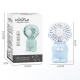 Mini Ventilateur Portable USB 2 Pièces Avec Veilleuse Recharge Rapide Batterie Lithium 300 mAh Vert Pour Bureau Et Extérieur ...