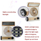 Ventilateur Solaire 4 En 1 Avec Lampe LED Lampe Torche Et Batterie 2000 mAh Silencieux Portable - www.yonis-shop.com