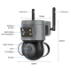Camera Surveillance 4MP 4G Avec Audio Bidirectionnel Vision Nocturne Et Détection De Mouvement - www.yonis-shop.com