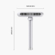 Mini Ventilateur De Bureau Portable Rose Rechargeable USB Type C Batterie 2400 mAh Rotation 360° 4 Vitesses Moins De 36 dB - ...