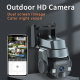 Camera Surveillance Extérieure 5MP Vision Nocturne Audio Bidirectionnel Étanche IP66 WiFi Installation Facile - www.yonis-sho...